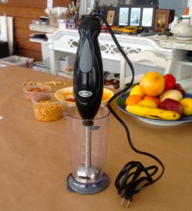 My immersion blender was a great $30 investment. 