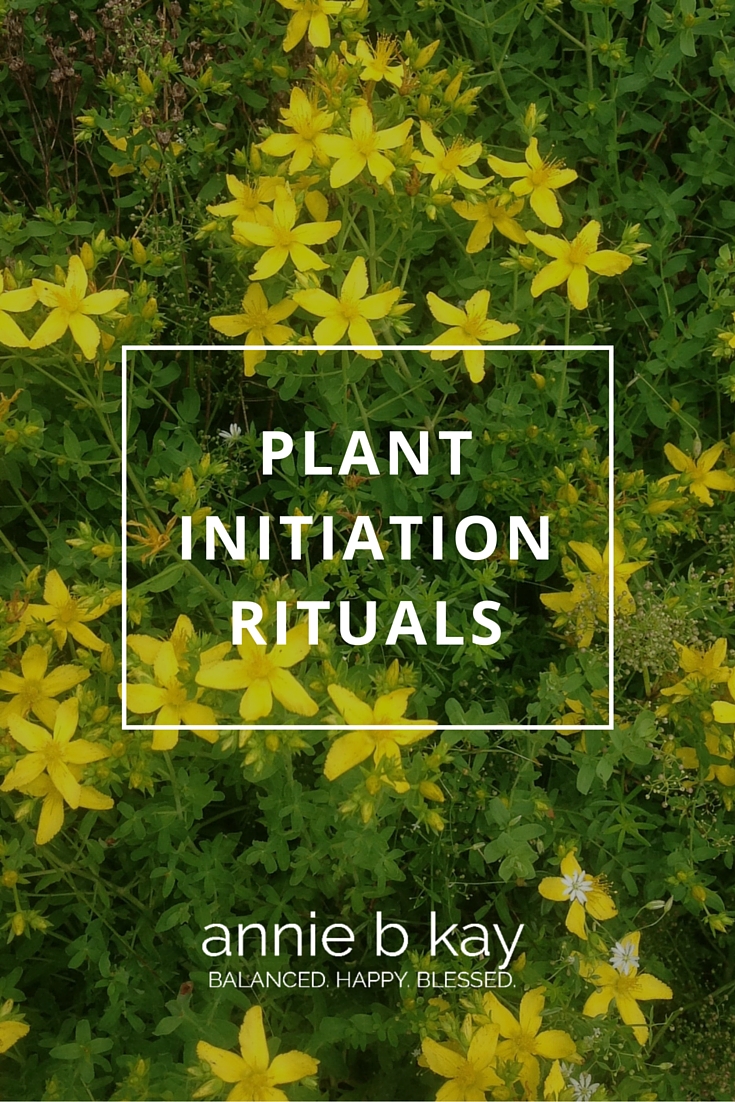 Plant Initiation Rituals