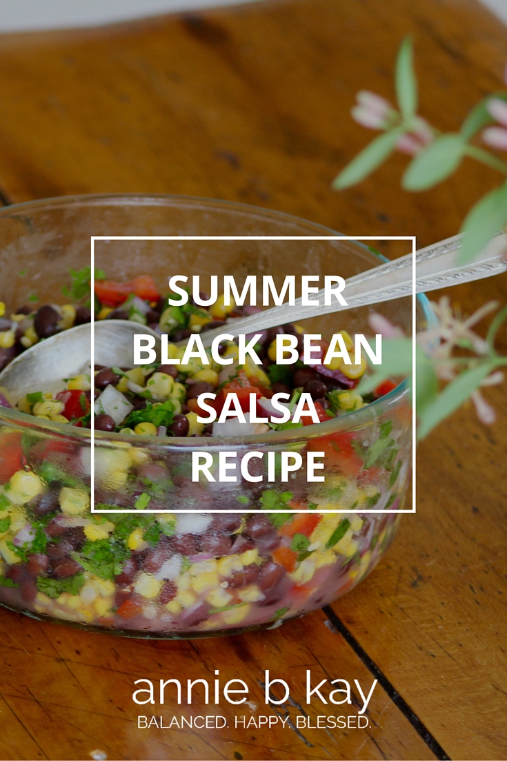 Summer Black Bean Salsa Recipe