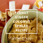 Peanut Ginger Coconut Spread