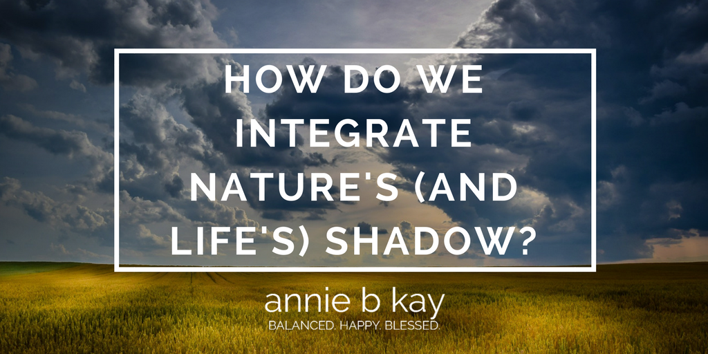 How Do We Integrate Nature's (and Life's) Shadow- by Annie B Kay - anniebkay.com
