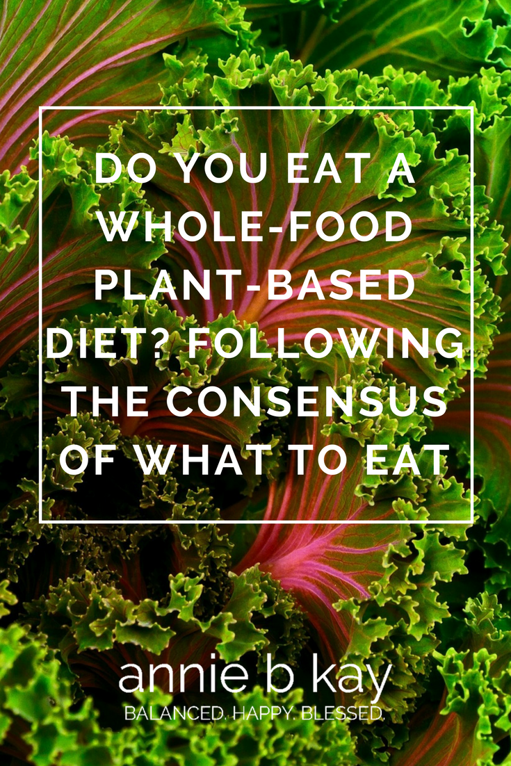 Do You Eat a Whole-Food Plant-Based Diet? Following the Consensus of What to Eat