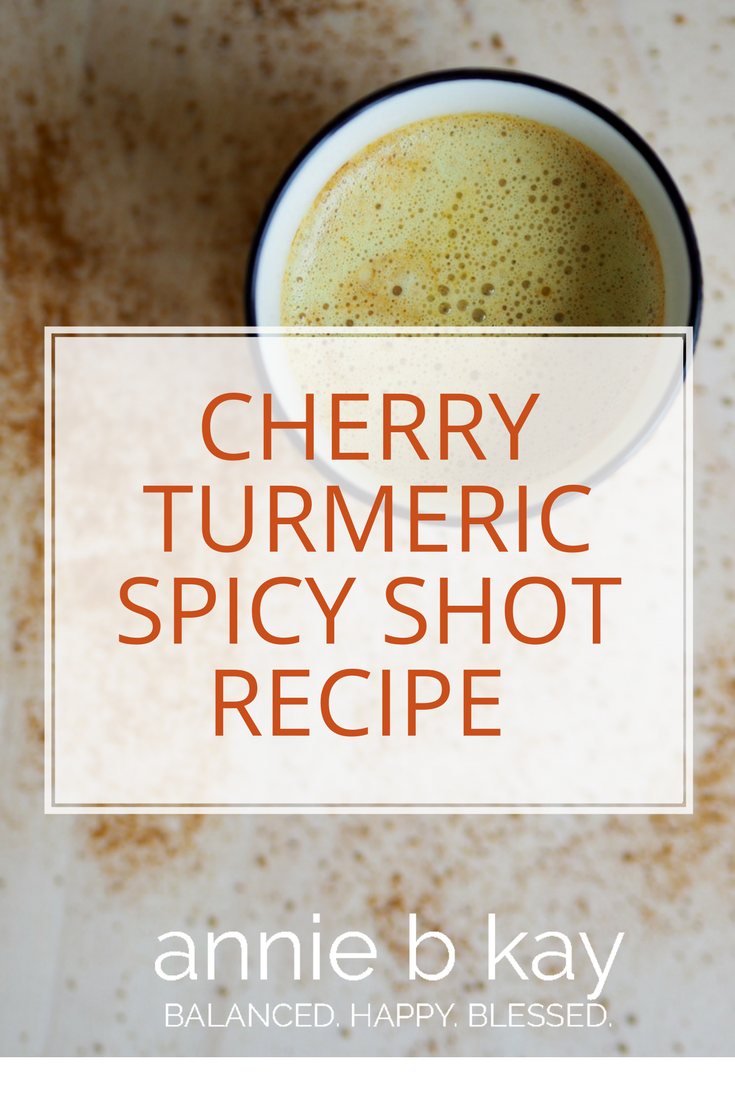 Cherry Turmeric Spicy Shot Recipe