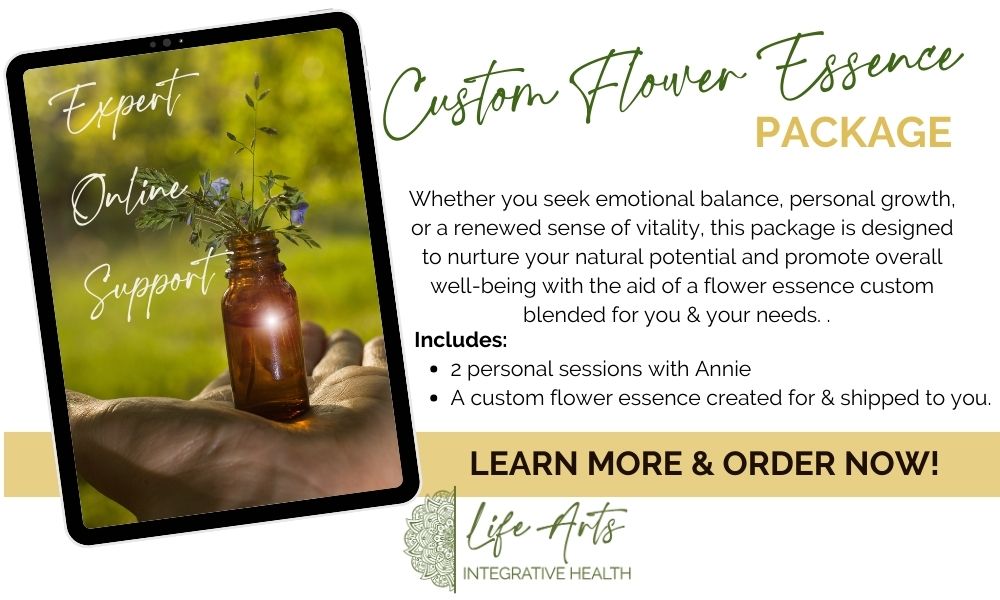 Custom flower essence package 