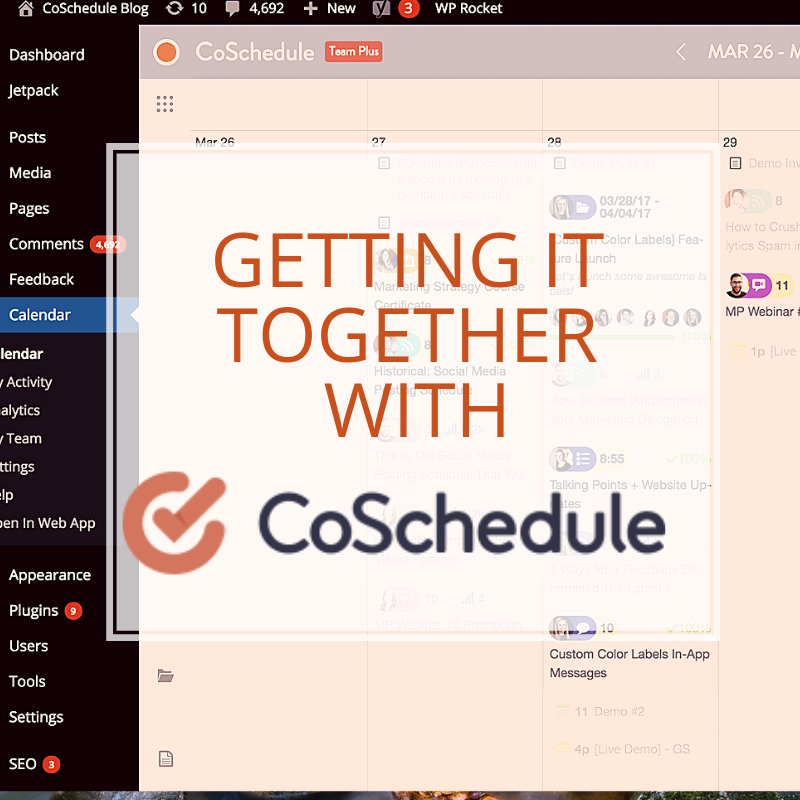 Getting it Together with CoSchedule