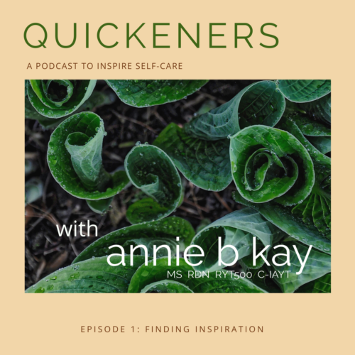 Quickeners Podcast:  Episode 1 – Finding Inspiration