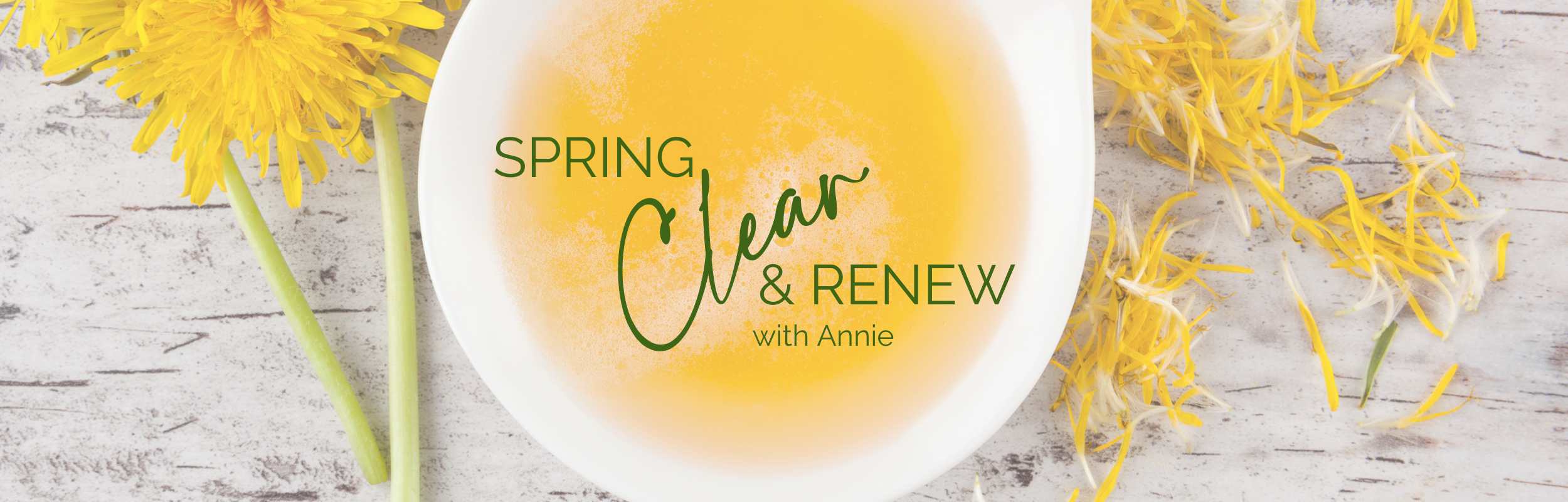 Annie B Kay holistic nutrition Spring Clear & Renew